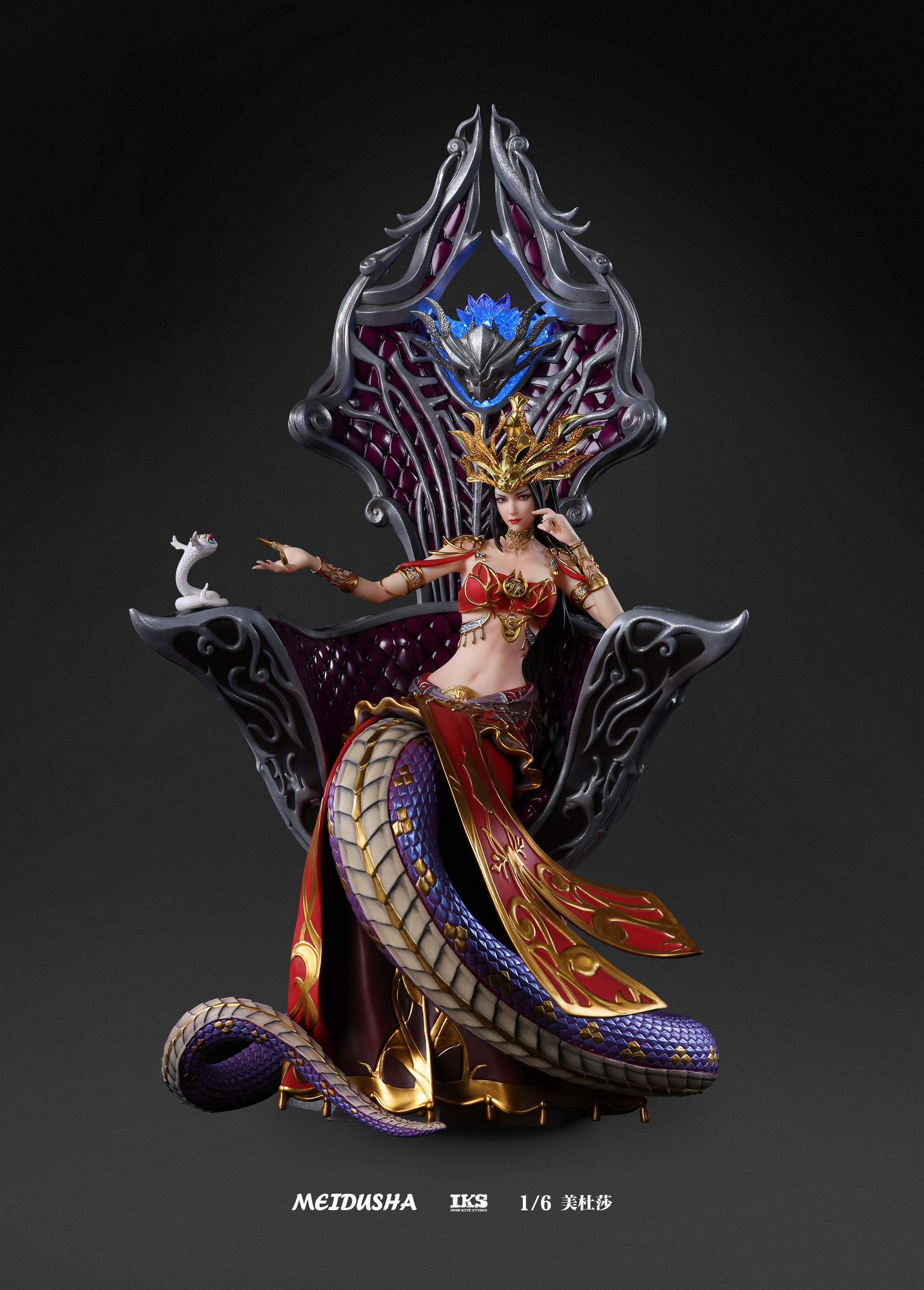 铁风筝工作室x斗破苍穹《美杜莎-百媚倾鳞》1/6雕像_铁风筝工作室