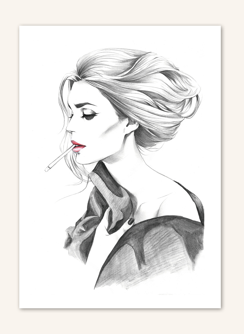 《笔尖上的女神——时尚插画手绘技法》图书内容分享