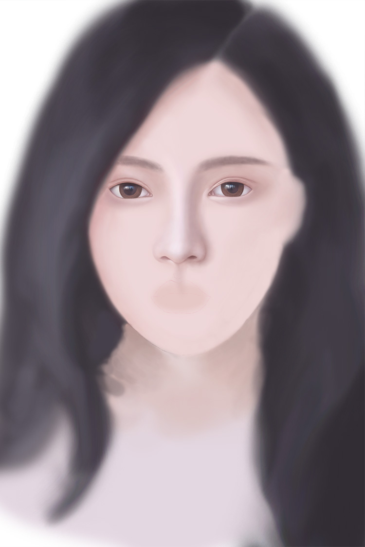 ps鼠绘美女--绘画/画画/人物