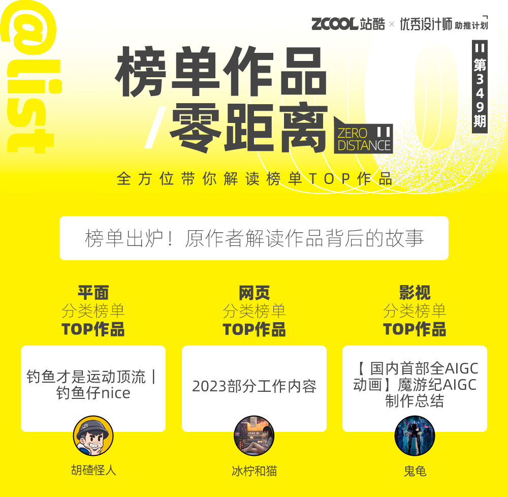 【站酷榜单·Top作品零距离】第349期(图ZMTQ2MzQxODg=) - 观点 - 站酷设计师站酷创作中心原创素材 - 站酷ZCOOL