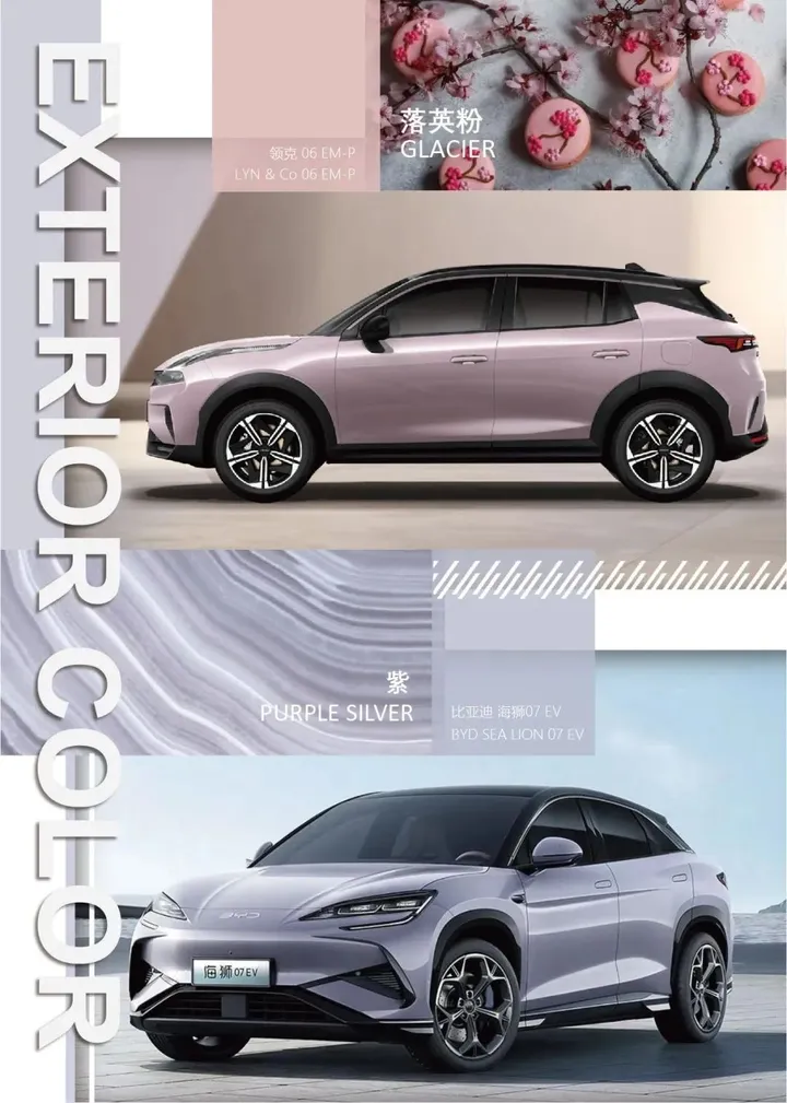 专题报告 | 2024汽车CMF流行趋势:含色彩、材料分析