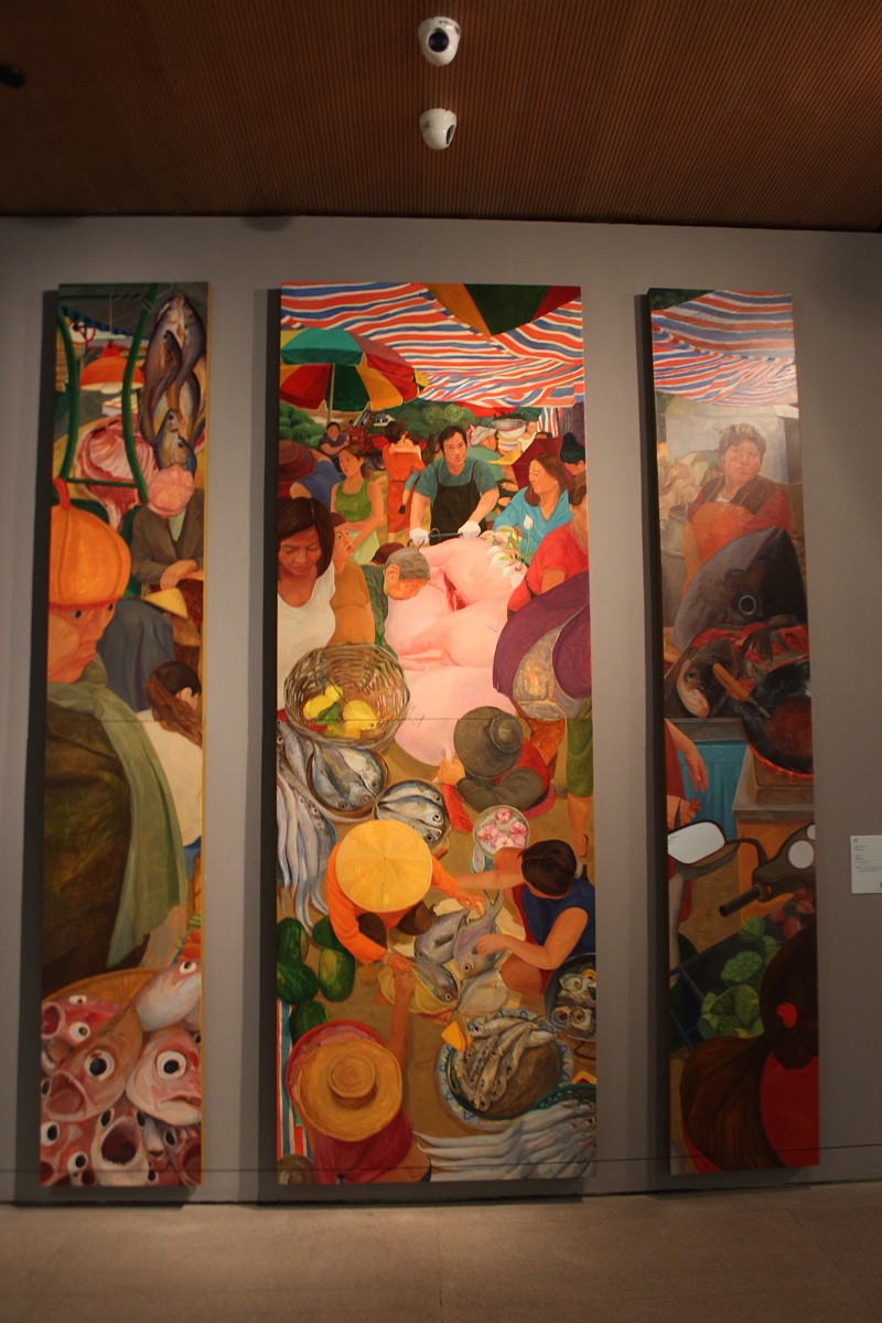 曲奕竹 《大眼瞪小眼》 布面油画 导师:马晓腾 设