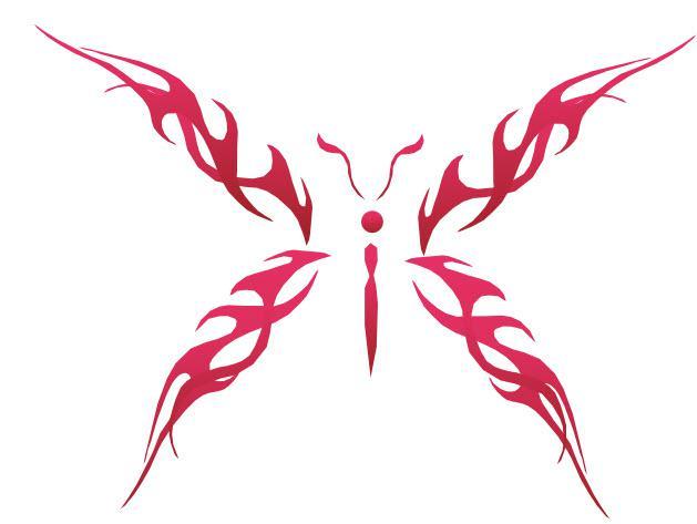 cdr矢量图新手案例-绘制蝴蝶纹饰|平面|教程|假装是天使丶 - 原创文章