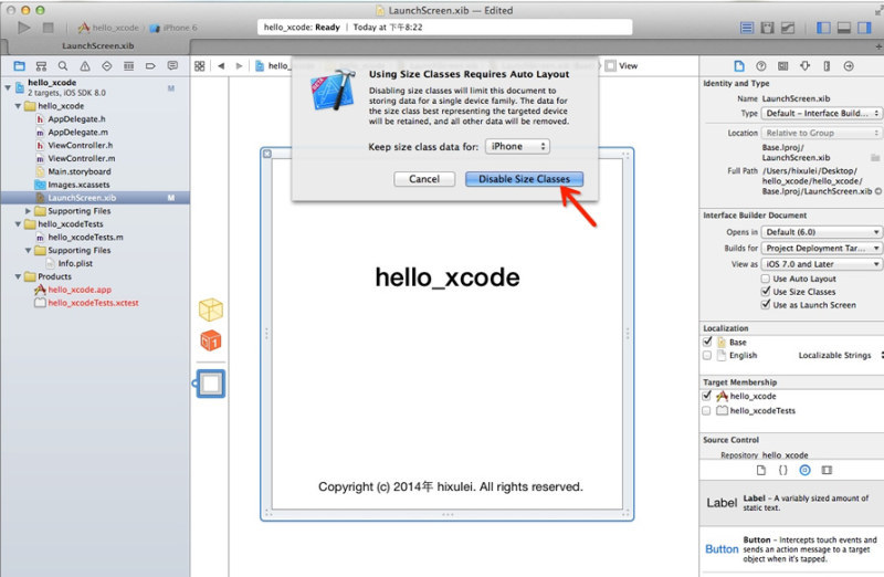 熟悉模板与控件-为设计师准备的Xcode教程(0