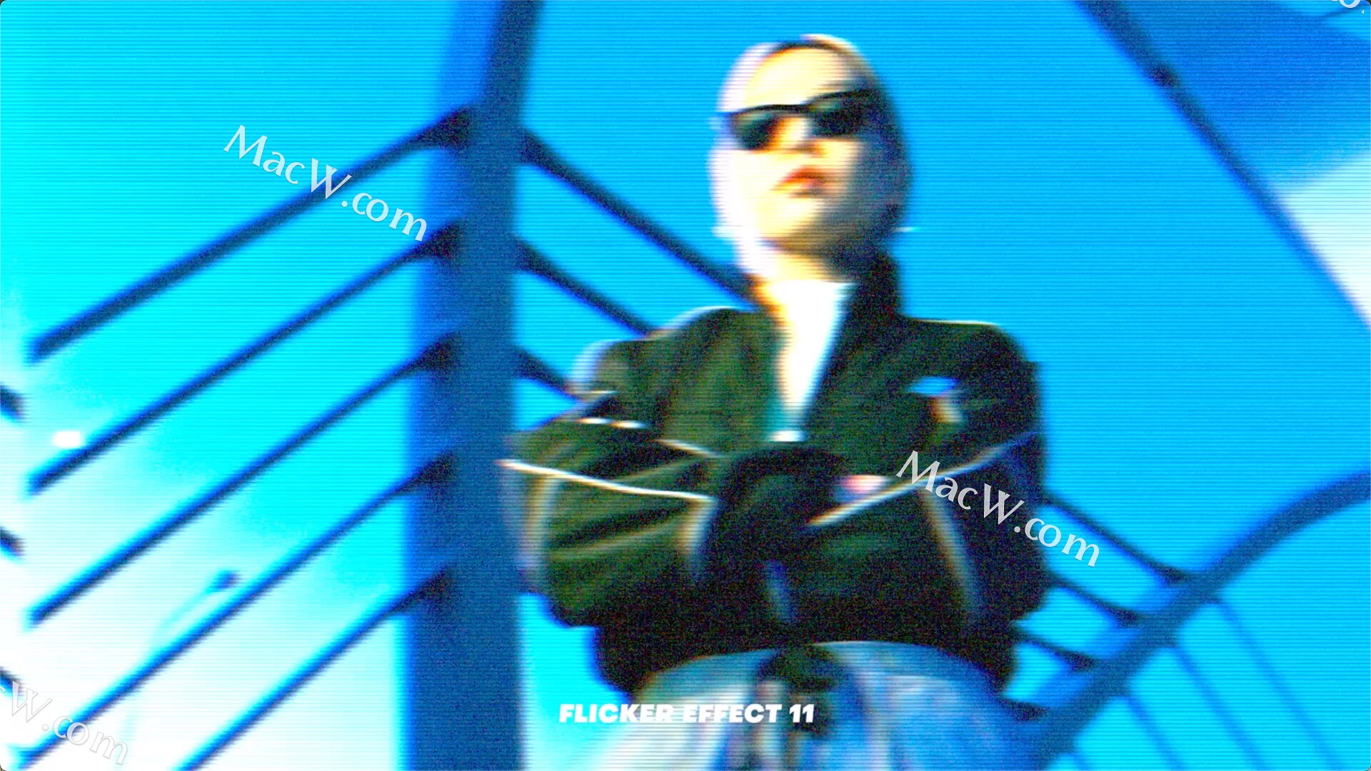 FCPX插件Flicker Glitch Effects for Mac(FCPX频闪效果插件)_Mac小素材站酷ZCOOL