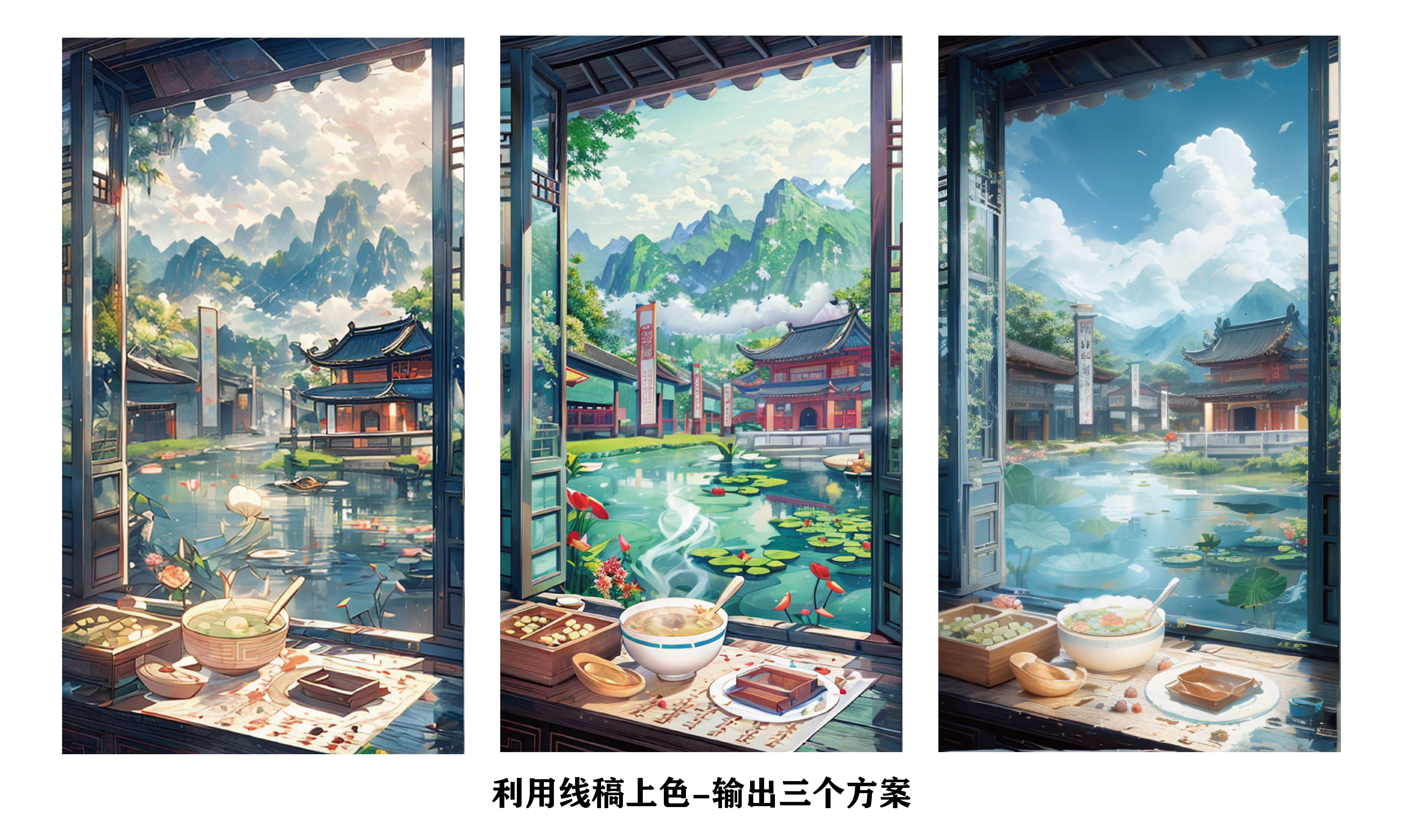 立夏AI海报复盘-莲子阿胶粥（图ZMTQ3NjQ3MDg=） - 教程 - 站酷设计师小熊猫beii原创素材 - 站酷ZCOOL