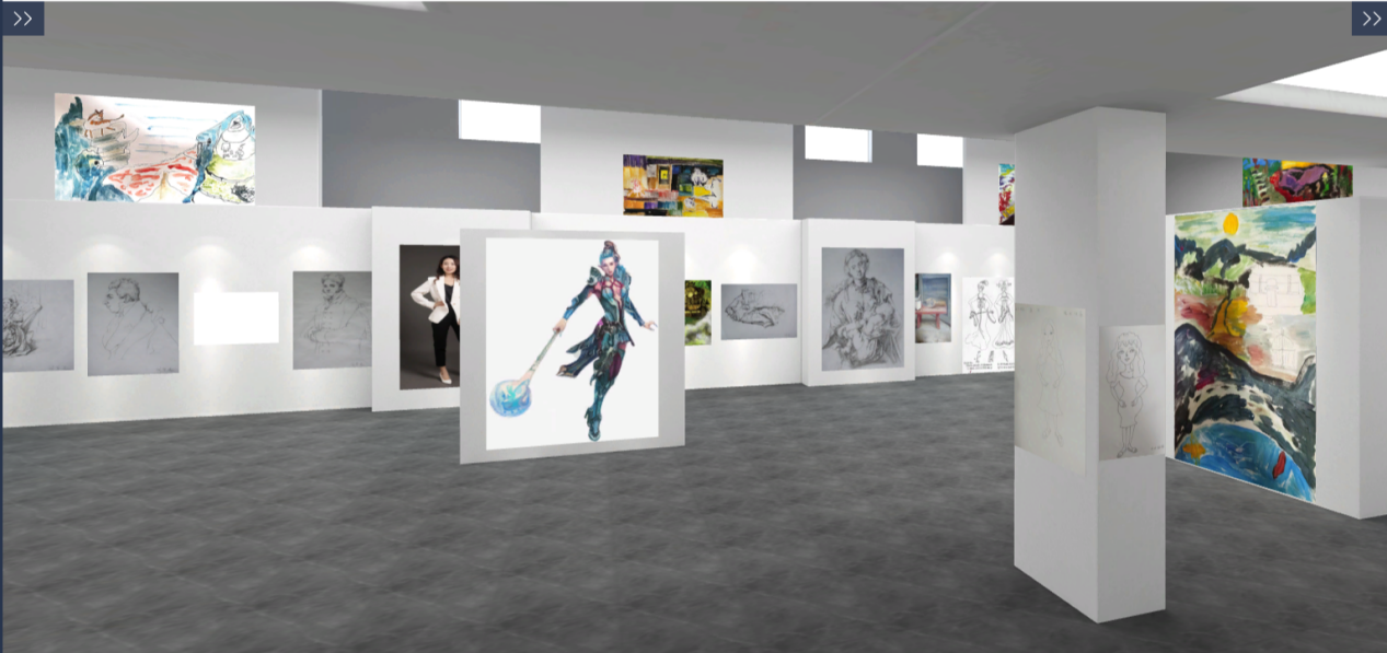 自喻女“梵高”，VRAR元宇宙领域业余画手举办线上3D虚拟数字化处女展！