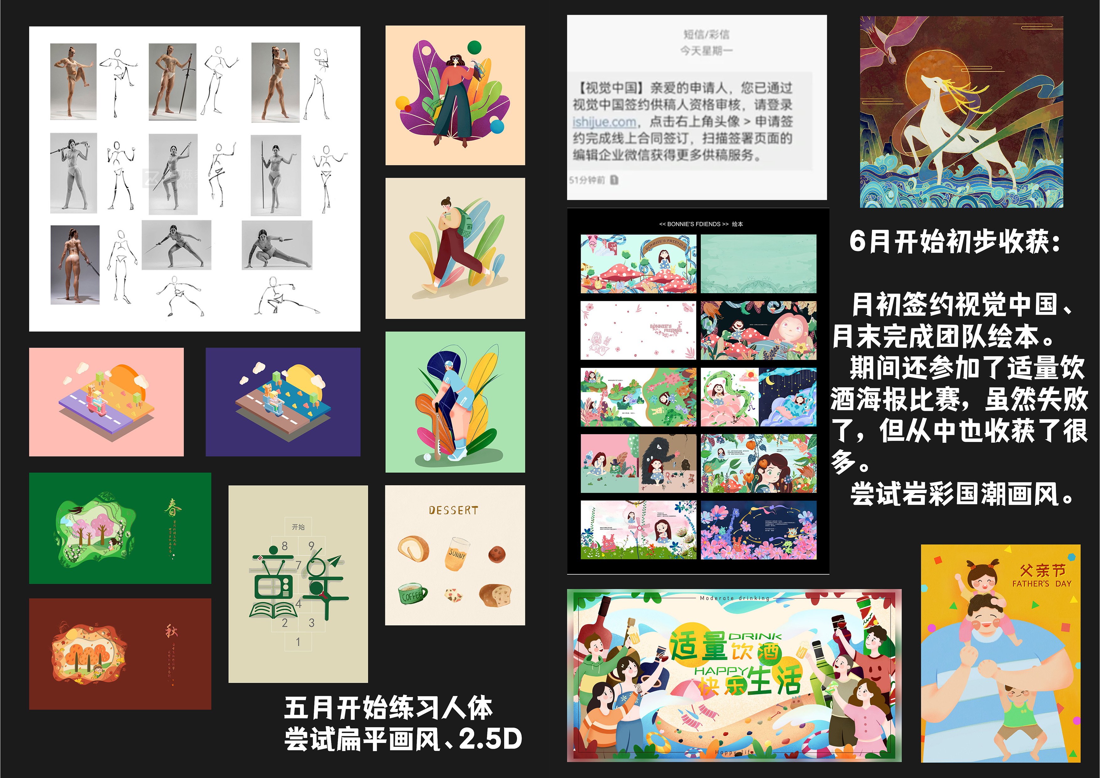 2023年,走进插画的第一个年头