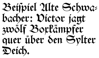 字体调研:fraktur(德国哥特体)
