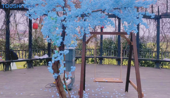 走进武汉花博汇景区，与梦幻勿忘我花海浪漫共舞！（图ZMTQ2NjY3MzY=） - 资讯 - 站酷设计师投石艺术装置原创素材 - 站酷ZCOOL