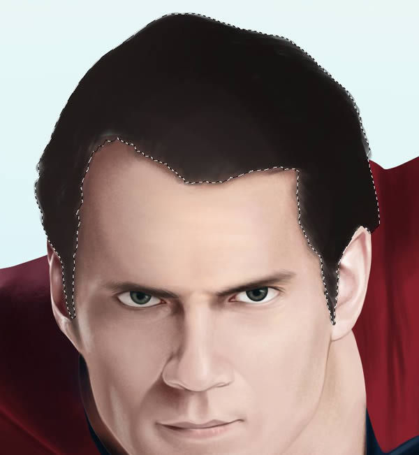 photoshop绘制新版超人形象,翻译转载的,步骤相当多,没耐心的自行绕过