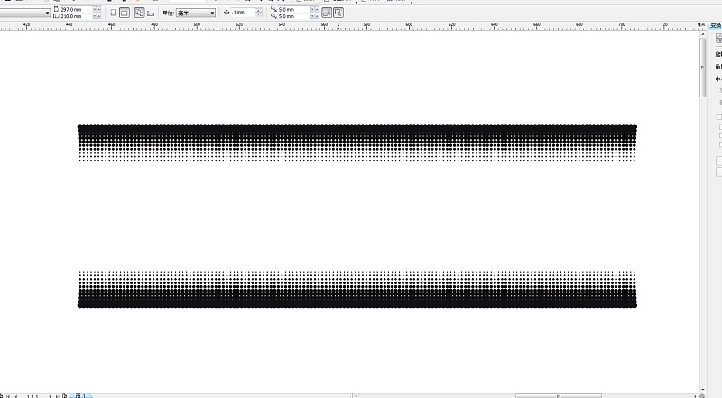 cdr制作大小圆渐变效果