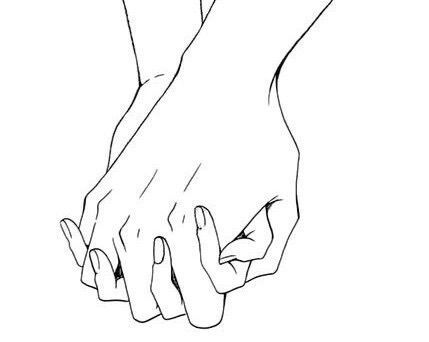 【绘画素材】一组cp的手部互动素材!_每日讲画-站酷zcool