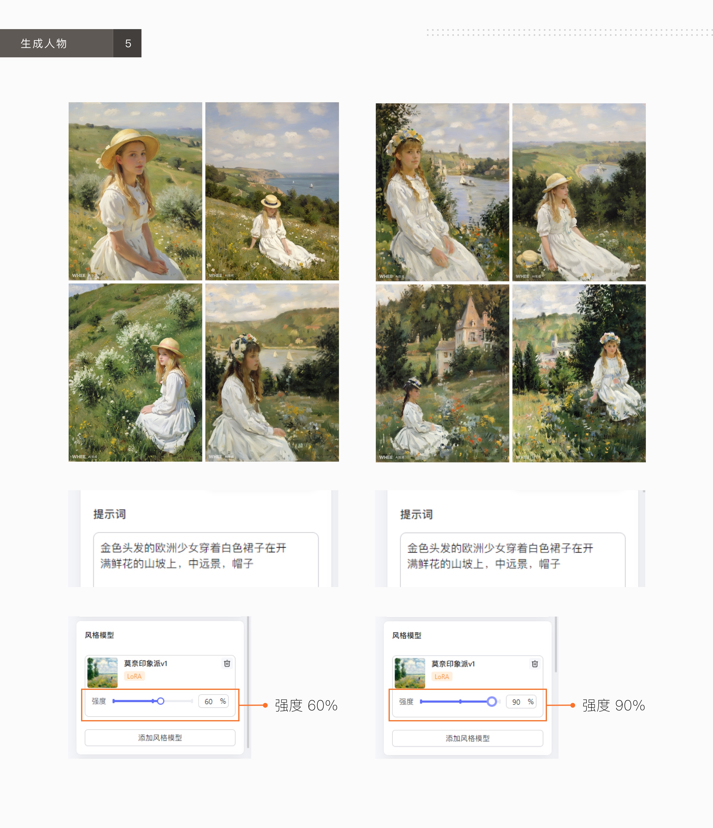善用AIGC｜在线训练莫奈印象派风格模型（图ZMTQ3MjA4NjA=） - 教程 - 站酷设计师张小哈的AI绘画原创素材 - 站酷ZCOOL