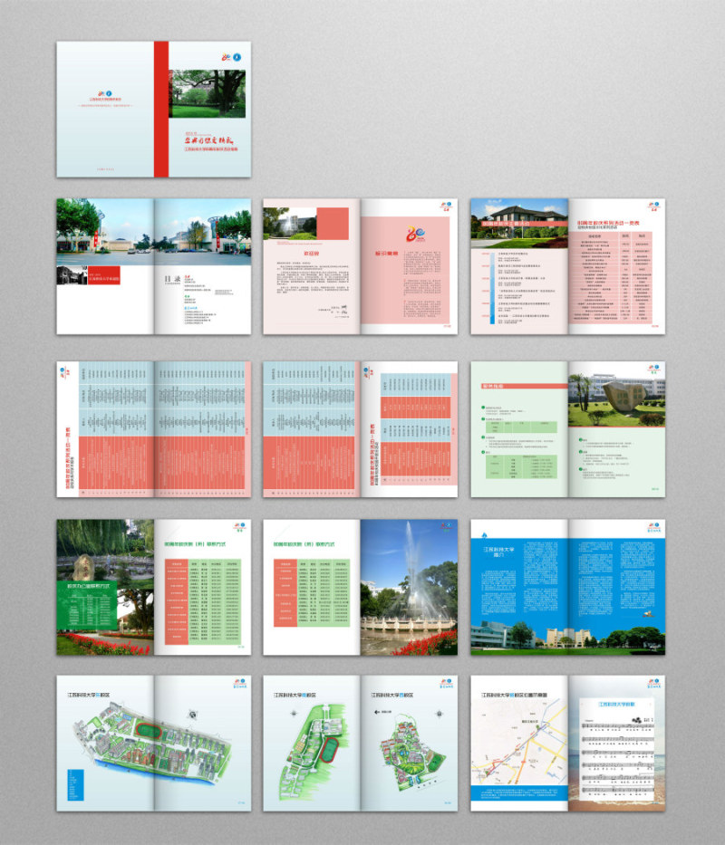 江苏科技大学镇江80周年校庆庆典活动指南宣传画册策略设计