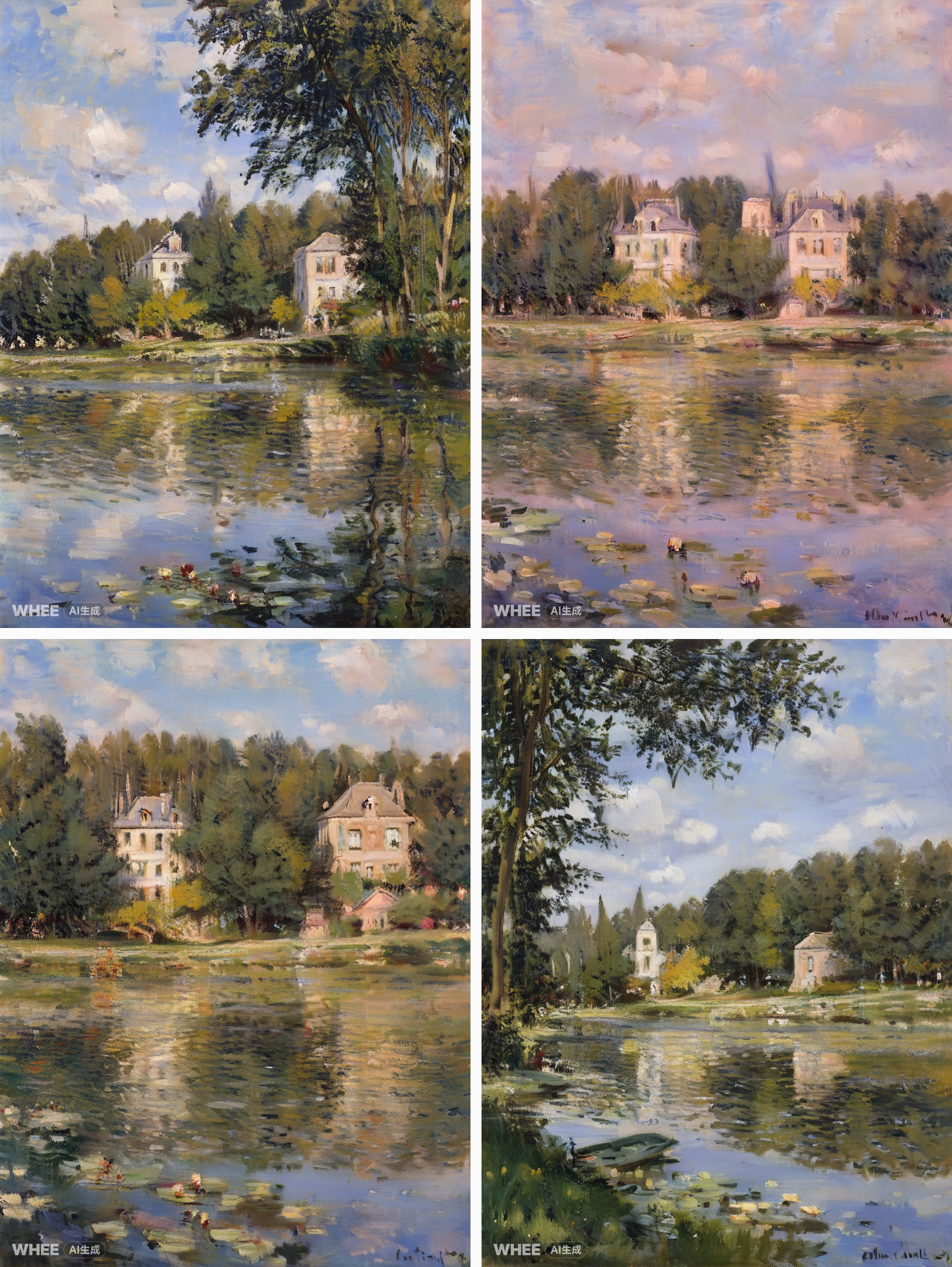善用AIGC｜在线训练莫奈印象派风格模型