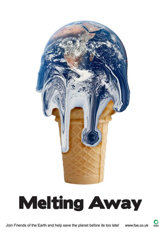 全球变暖海报全球变暖的主题是不是很沉重,暖联想到夏天,大夏天的绝对