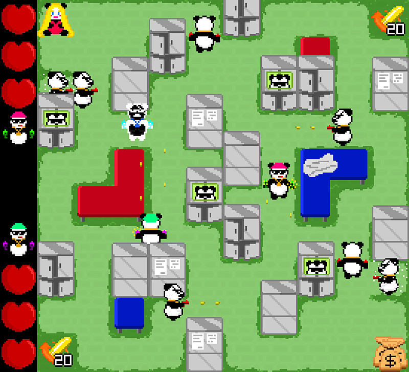 像素小游戏开发制作(暴力熊猫)