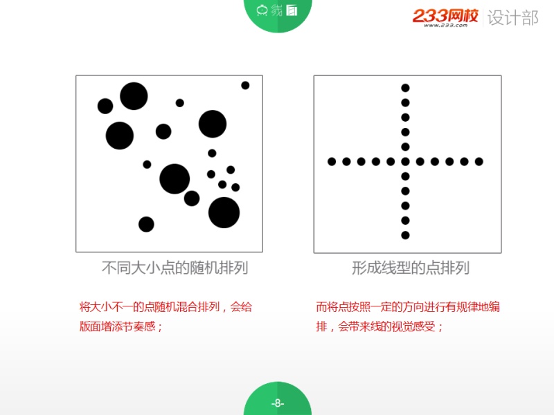 平面构成点线面