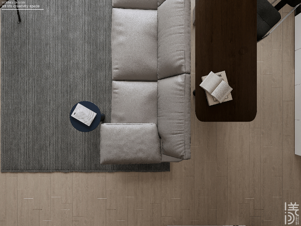 Young设计 | 纯白与木色完美平衡，天然肌理邂逅简约线条，诠释意式极简静谧之家