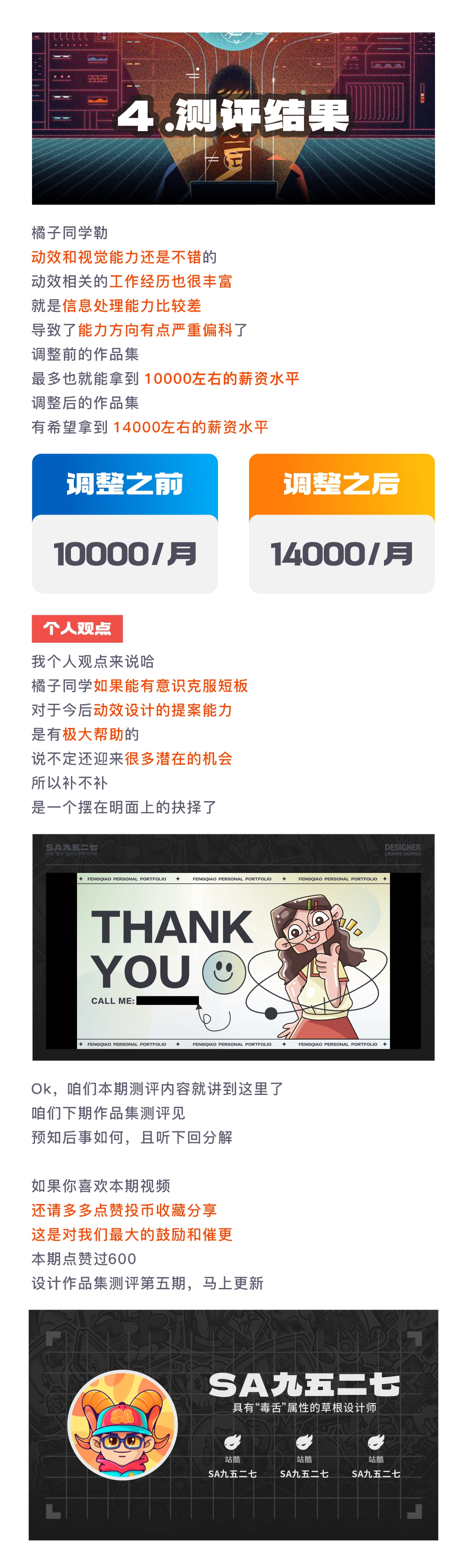 SA测评作品集: 丑小鸭作品集，如何抄成白天鹅的优化思路，5年动效视觉作品测评【05】（图ZMTQ3MDc4MjQ=） - 教程 - 站酷设计师SA九五二七原创素材 - 站酷ZCOOL