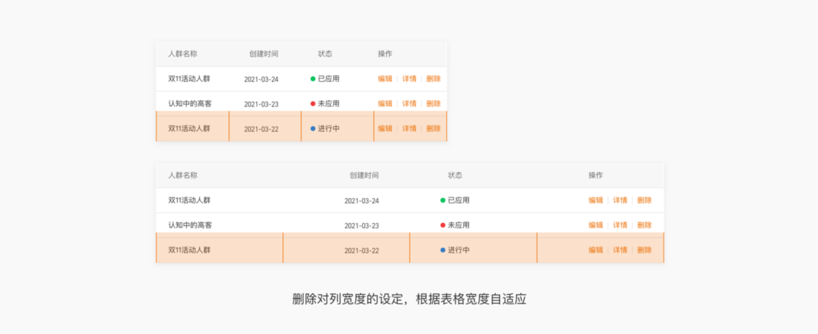 B端 表格组件优化（上）