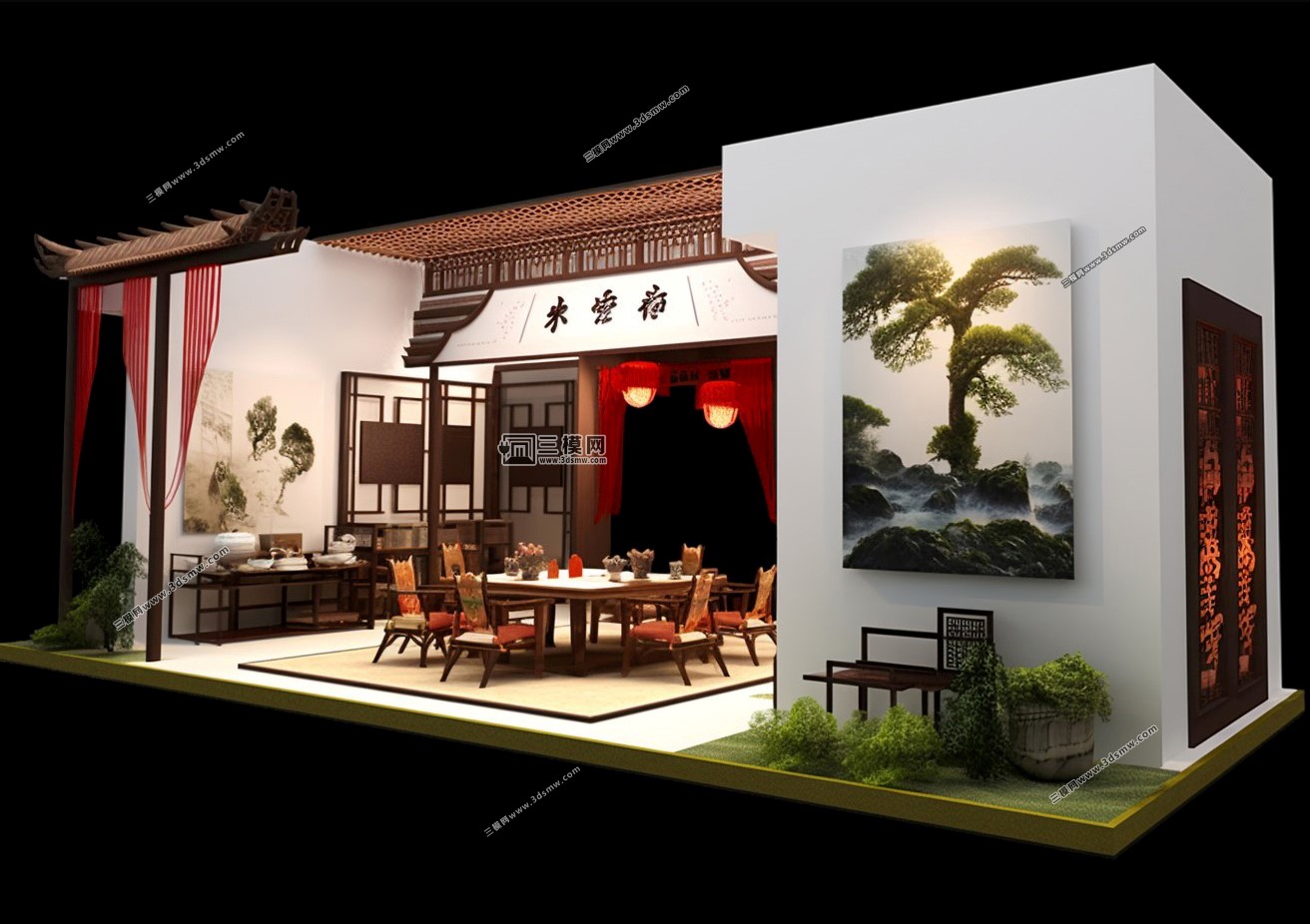 AI展台，AI展台设计，展览设计，展台设计，（图ZMTQ2ODg0ODQ=） - 教程 - 站酷设计师三模网展台照片网原创素材 - 站酷ZCOOL