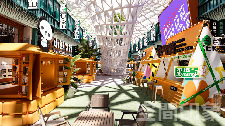 在商场沉浸式体验“公园20分钟效应”（图ZMTQ3OTcxMTI=） - 资讯 - 站酷设计师空间印象商业设计原创素材 - 站酷ZCOOL