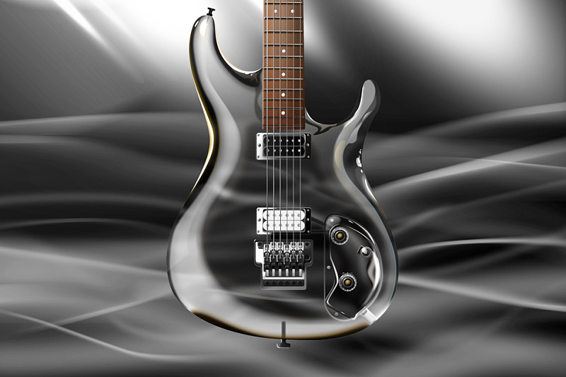 一步一步,手把手教你用sketch画一把酷炫透明吉他