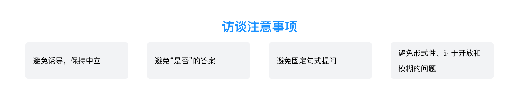用户访谈系列之二:【访谈中】访谈技巧和注意事项(图ZMTQ3NDEyMDQ=) - 教程 - 站酷设计师玄清_体验设计原创素材 - 站酷ZCOOL