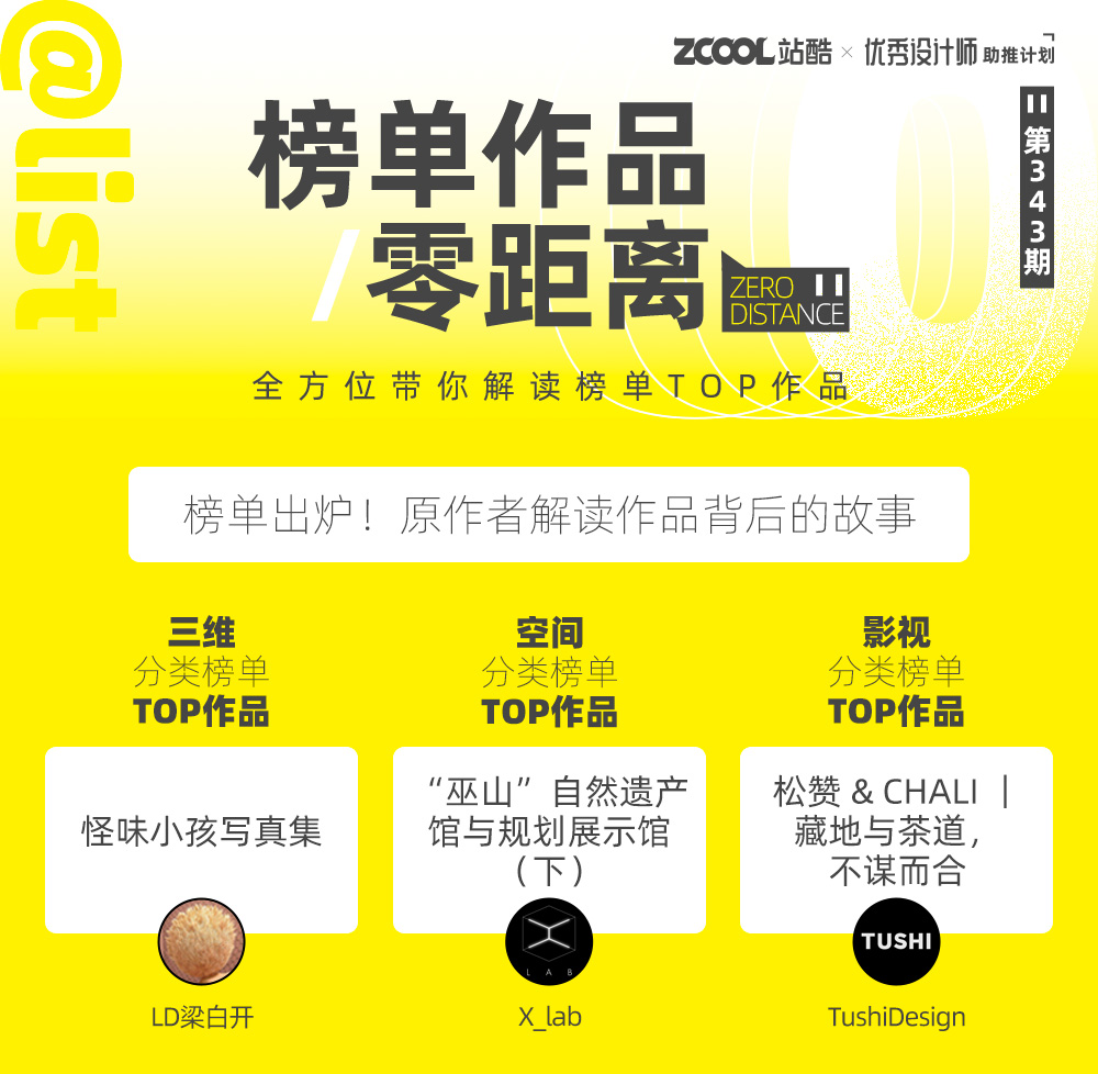 【站酷榜单·Top作品零距离】第343期（图ZMTQ1ODM0NTY=） - 观点 - 站酷设计师站酷创作中心原创素材 - 站酷ZCOOL