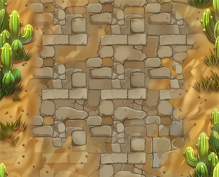 战斗背景沙尘地(stablediffusion+ps)