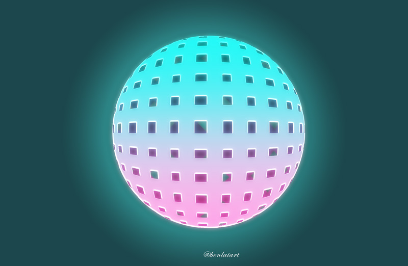 ps教程 3d球体gif简单制作