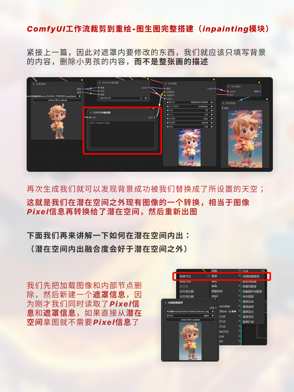 ComfyUI遮罩修改重绘/Inpenting模块详解（图ZMTQ2OTcwNDQ=） - 教程 - 站酷设计师枯卜原创素材 - 站酷ZCOOL