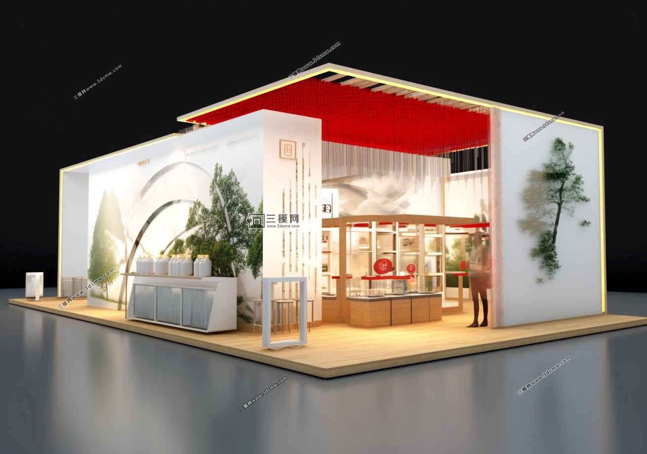 AI展台，AI展台设计，展览设计，展台设计，（图ZMTQ2ODg0NTY=） - 教程 - 站酷设计师三模网展台照片网原创素材 - 站酷ZCOOL
