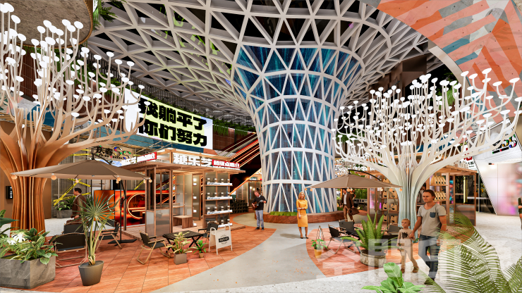 在商场沉浸式体验“公园20分钟效应”（图ZMTQ3OTcxNDg=） - 资讯 - 站酷设计师空间印象商业设计原创素材 - 站酷ZCOOL