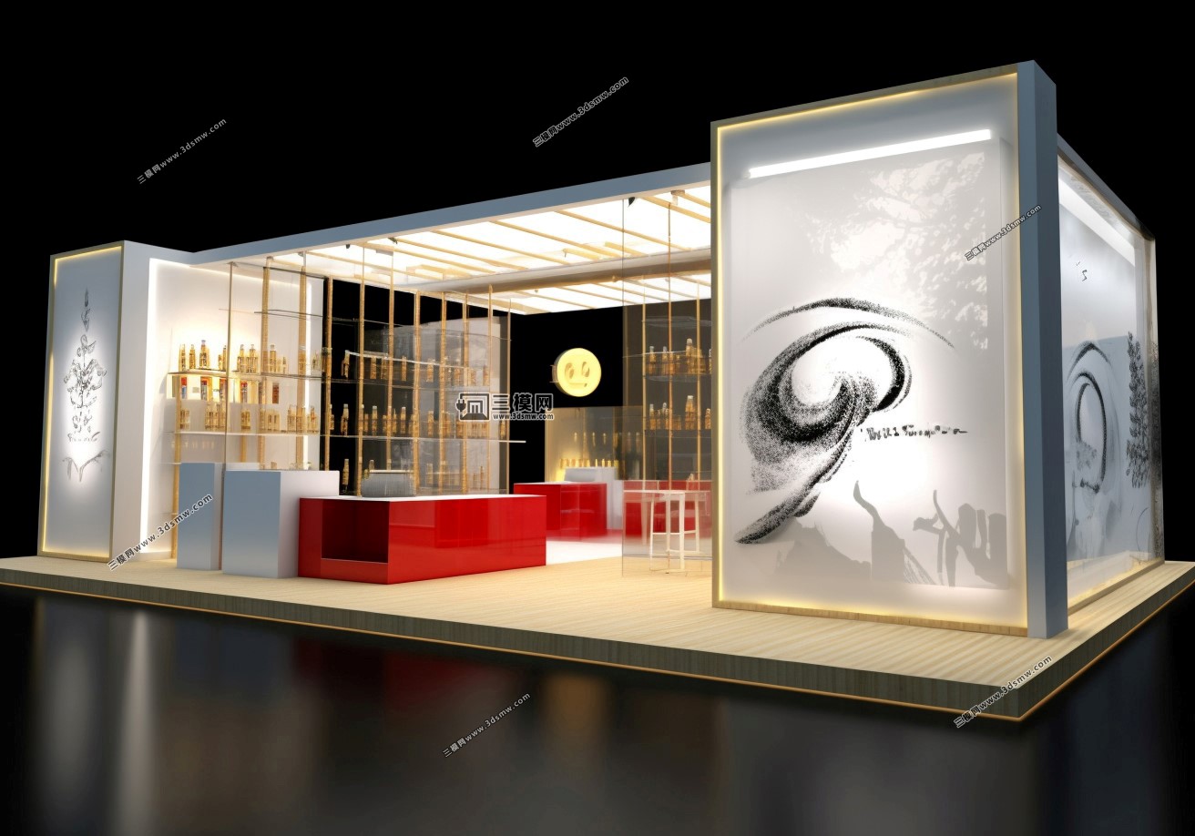 AI展台，AI展台设计，展览设计，展台设计，（图ZMTQ2ODg0NDA=） - 教程 - 站酷设计师三模网展台照片网原创素材 - 站酷ZCOOL