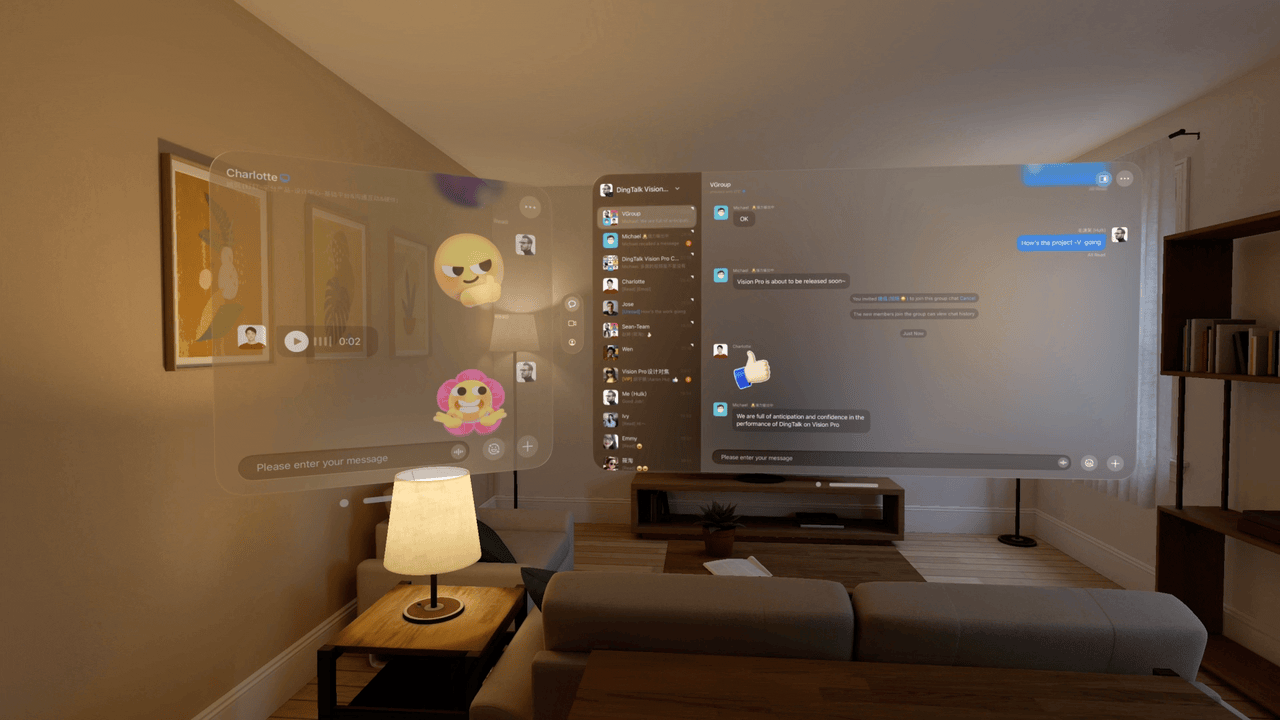 钉钉 Vision Pro 版设计实践——探索未来工作新方式（图ZMTQ2Njc5NTI=） - 观点 - 站酷设计师钉钉设计原创素材 - 站酷ZCOOL