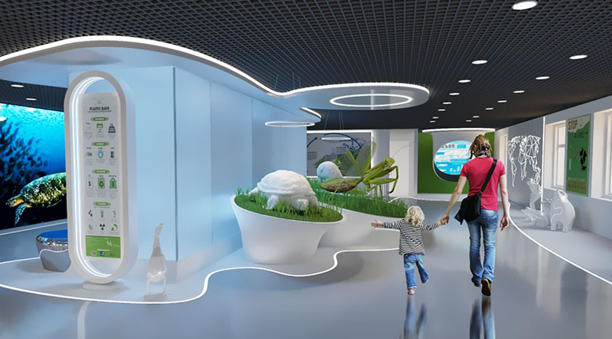 打造校园环保展厅，让环保知识触手可及，环保意识自然生成！