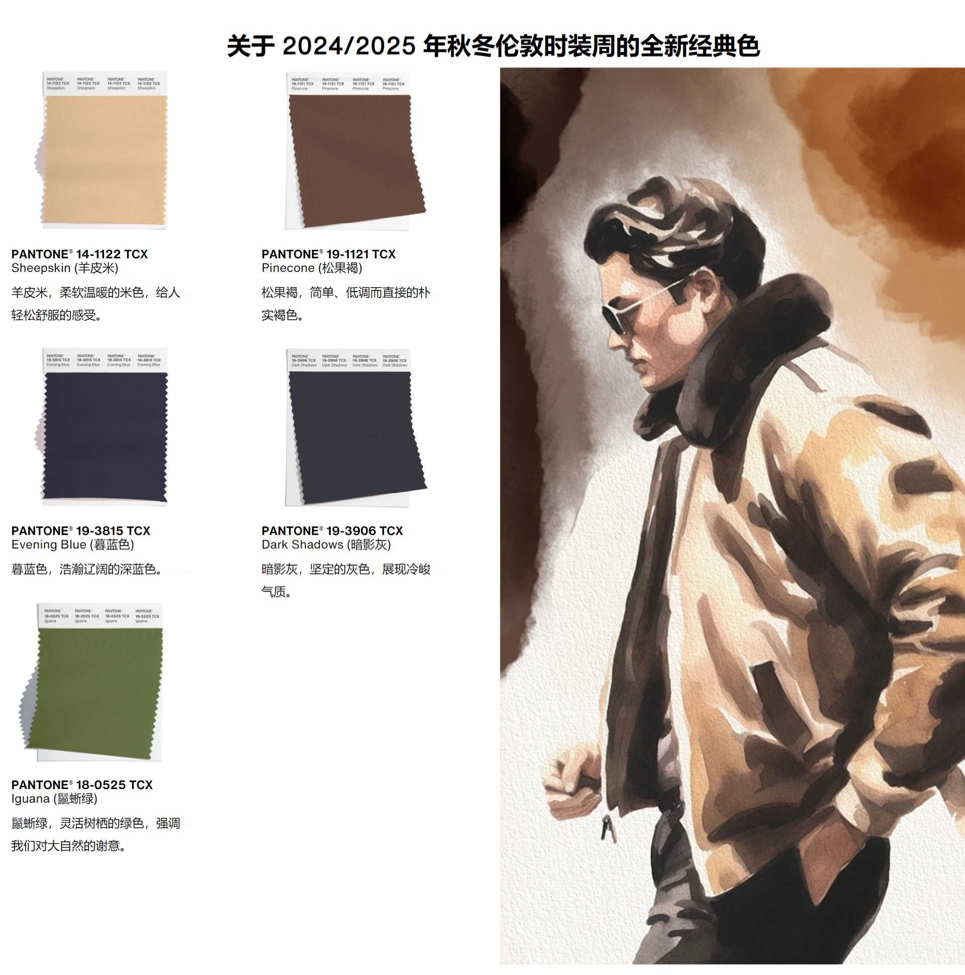 彩通®时装流行色趋势报告：2024/2025 年秋冬伦敦时装周（图ZMTQ3NjU3OTI=） - 资讯 - 站酷设计师Pantone彩通原创素材 - 站酷ZCOOL