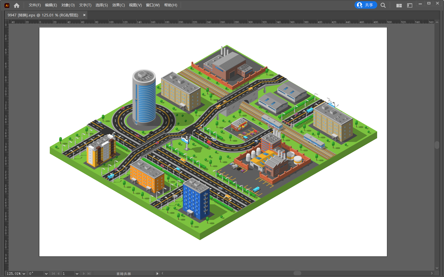 等距 isometric 风格插画快速上手指南_马克笔设计留学-站酷ZCOOL