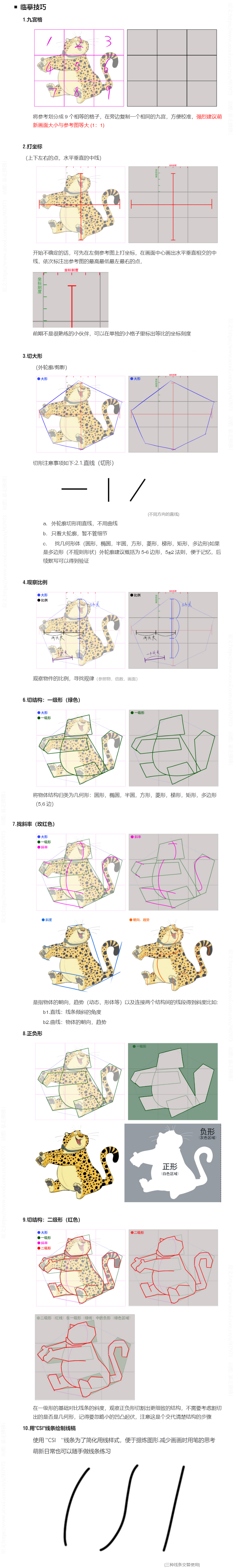 【亲测有效】萌新秒懂的极简临摹法（图ZMTQ3NzM2MDg=） - 教程 - 站酷设计师暴走狒狒i原创素材 - 站酷ZCOOL