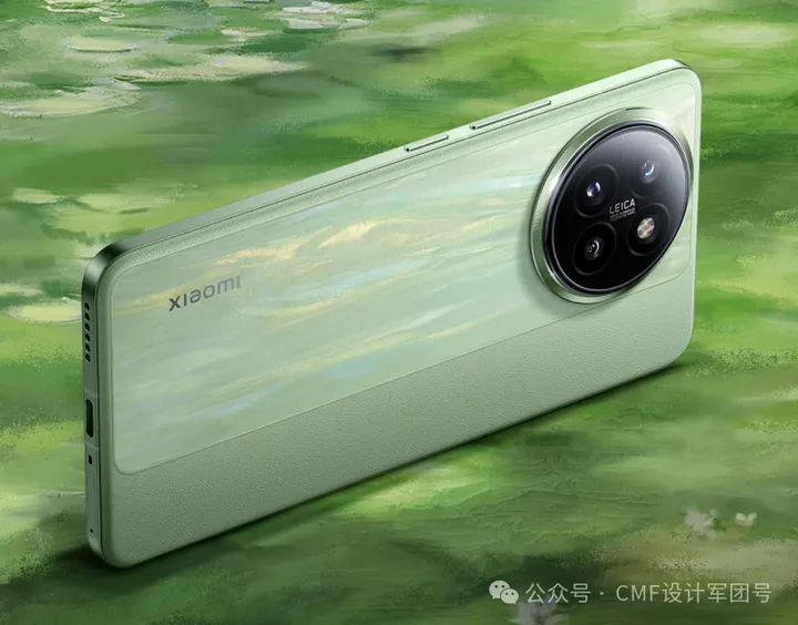 CMF|小米推出Civi 4 Pro手机,双色双肌理拼接后盖设计,工艺探讨