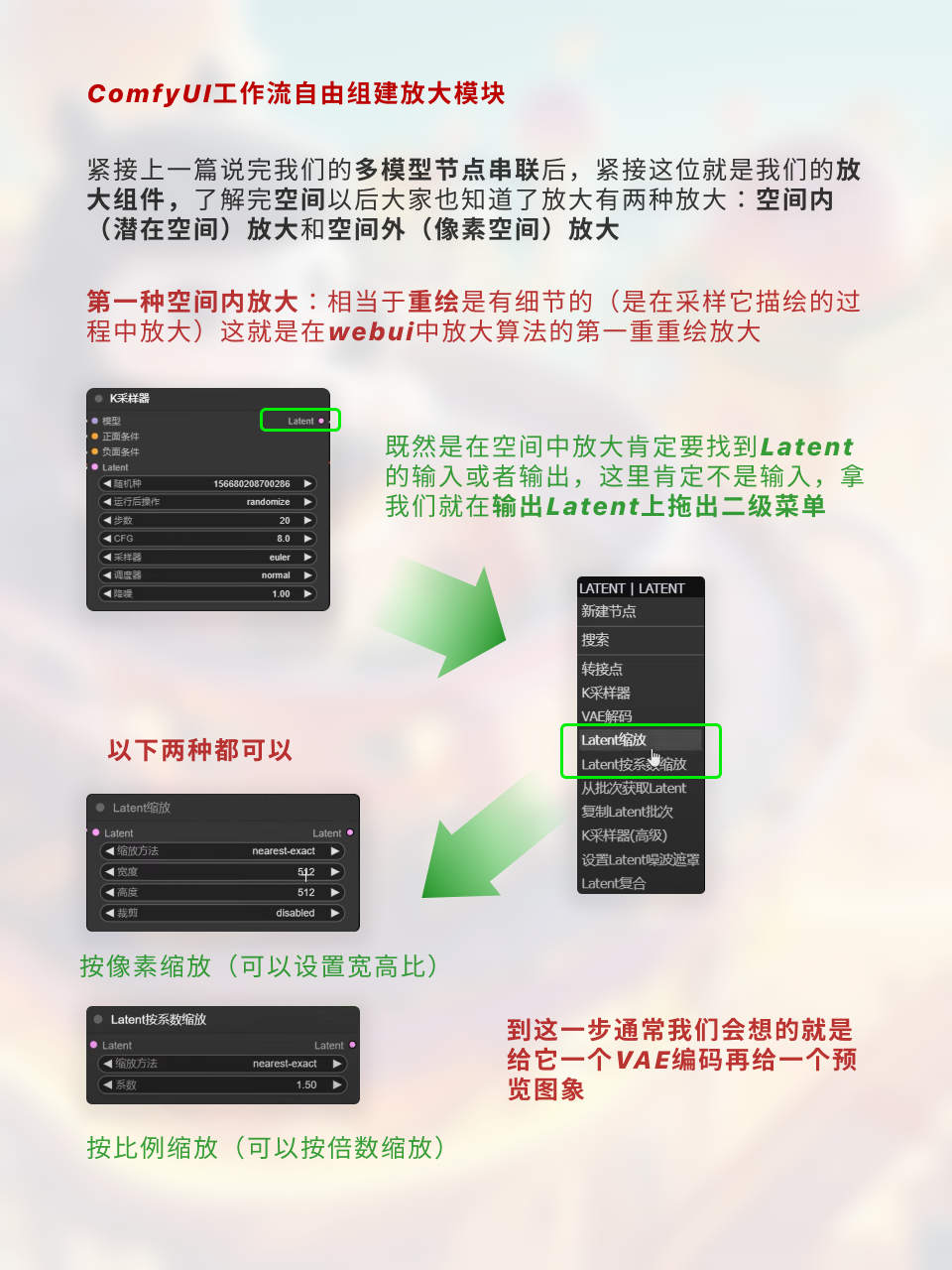 ComfyUI基础工作流调整/搭建 | 二次采样&细节重绘（图ZMTQ2ODg5Mjg=） - 教程 - 站酷设计师枯卜原创素材 - 站酷ZCOOL