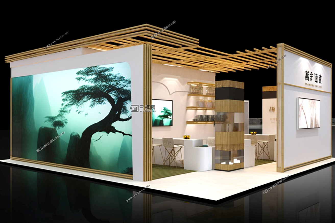 AI展台，AI展台设计，展览设计，展台设计，（图ZMTQ2ODg0NzI=） - 教程 - 站酷设计师三模网展台照片网原创素材 - 站酷ZCOOL