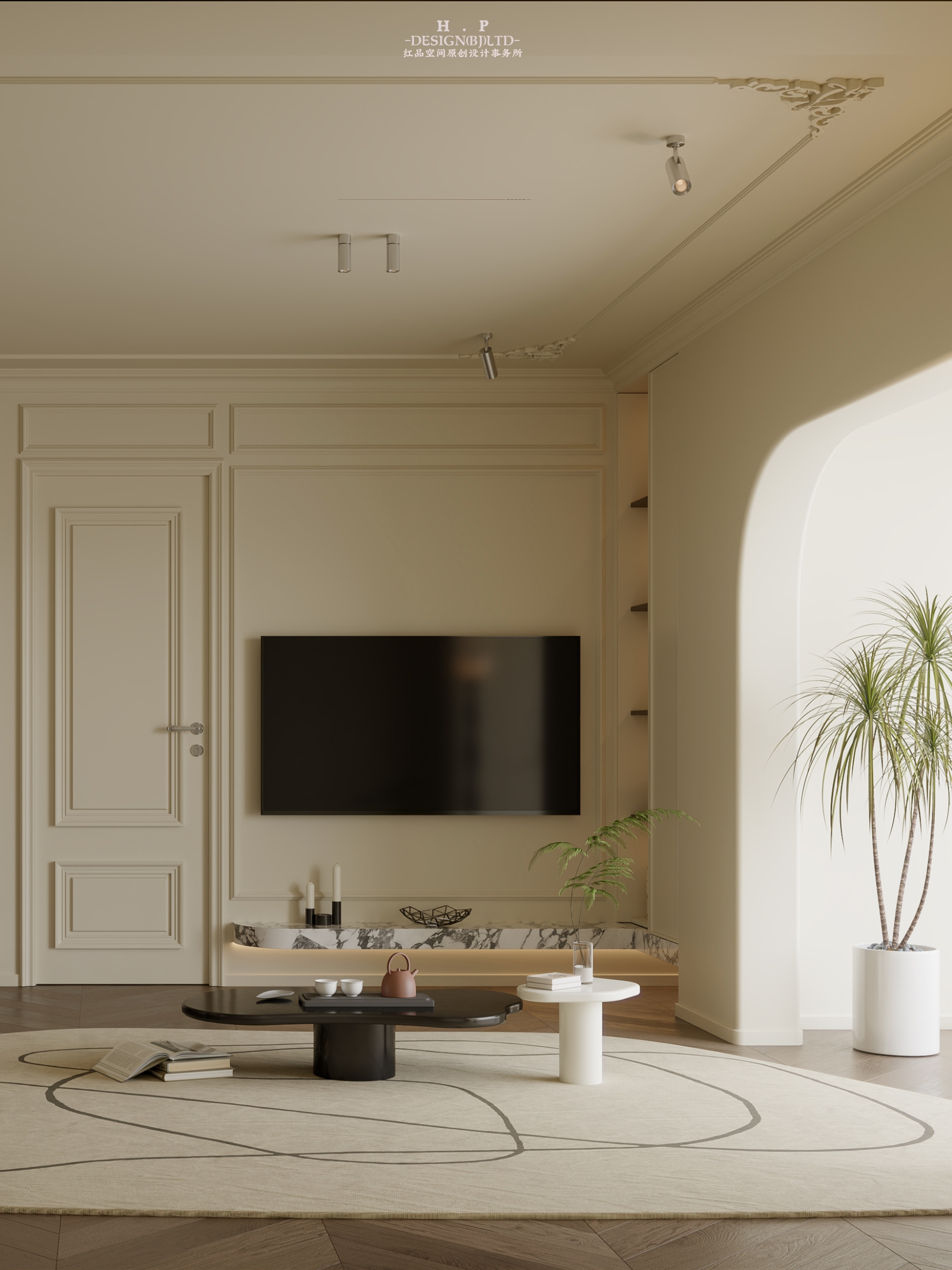 H·原创新作〡小家有大爱，85㎡优雅法式风（图ZMTQ2NTExODg=） - 观点 - 站酷设计师北京知未设计原创素材 - 站酷ZCOOL