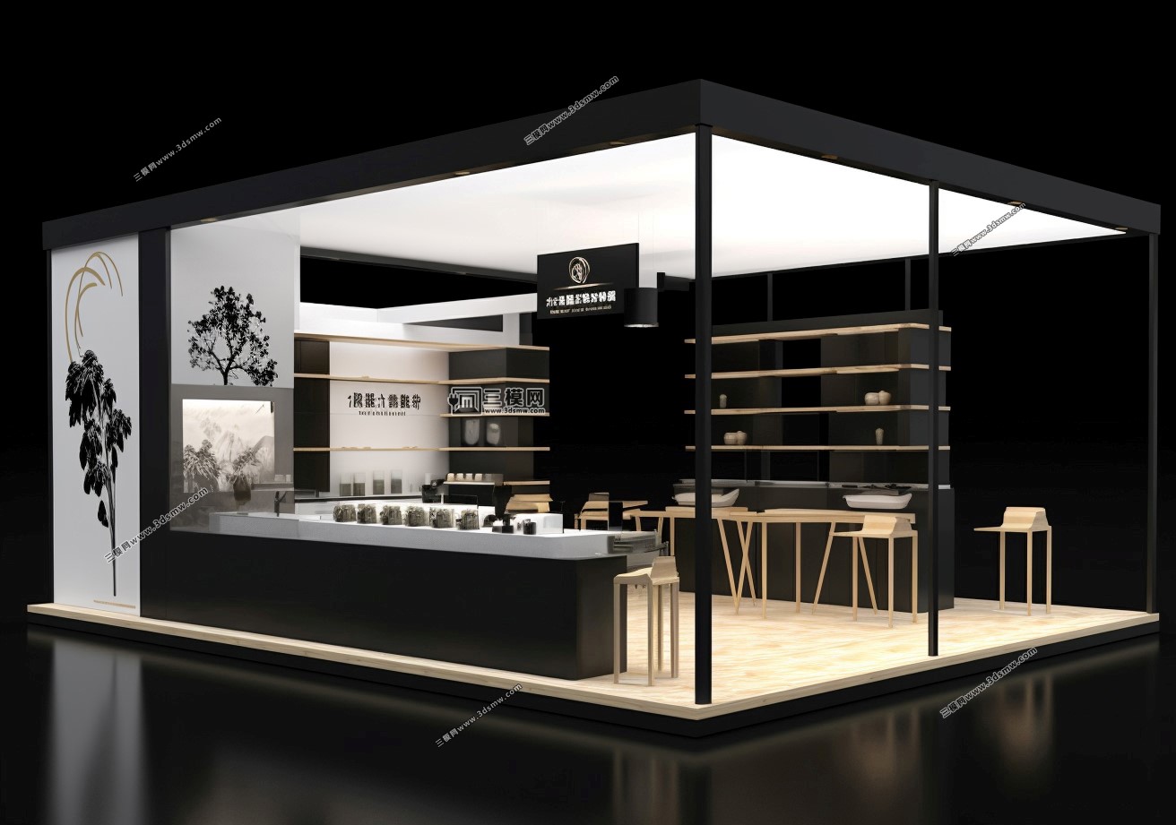 AI展台，AI展台设计，展览设计，展台设计，（图ZMTQ2ODg0MzI=） - 教程 - 站酷设计师三模网展台照片网原创素材 - 站酷ZCOOL