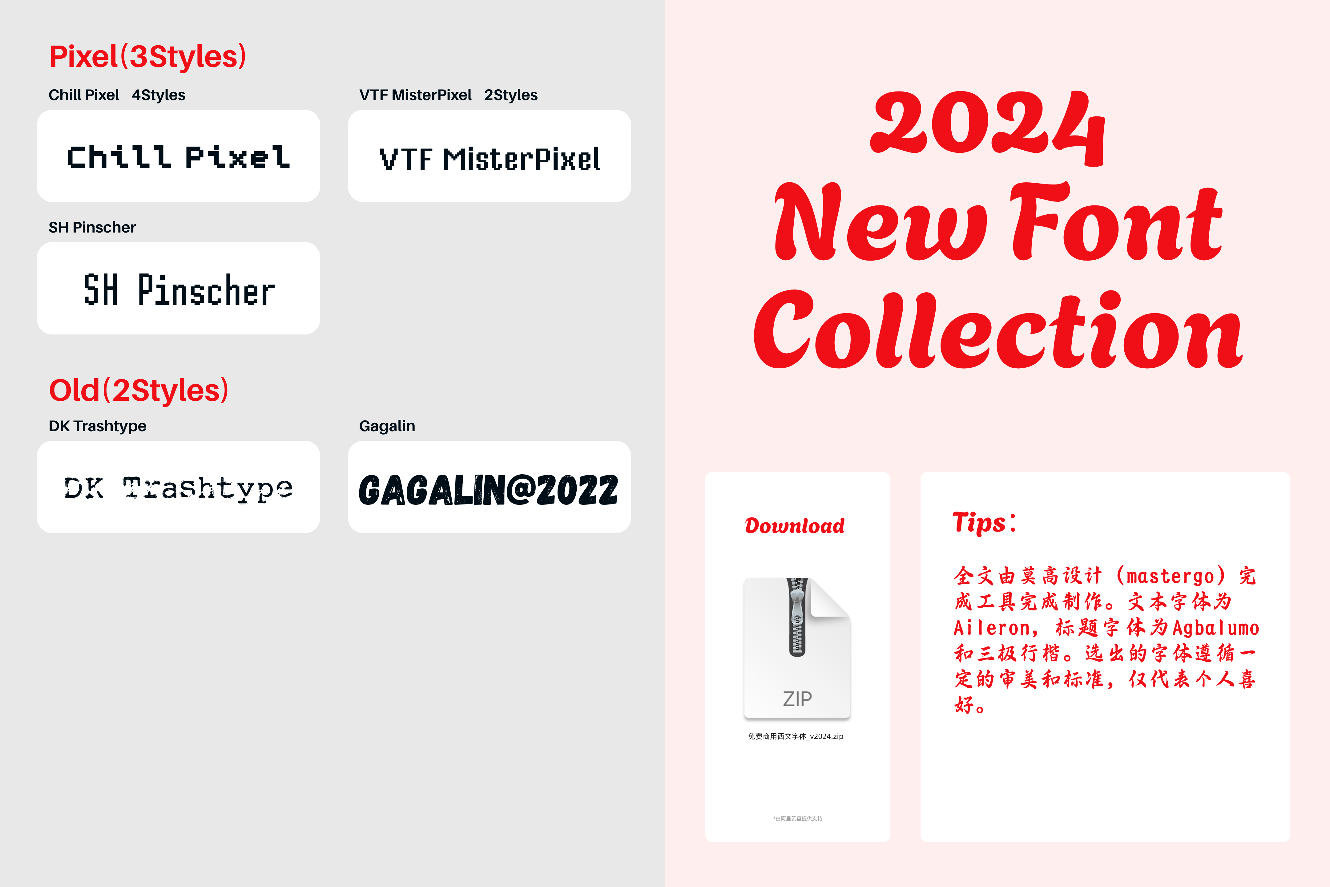 免费商用西文字体报告（2024版）（图ZMTQ2MjY5MDg=） - 观点 - 站酷设计师萧熠Siue原创素材 - 站酷ZCOOL
