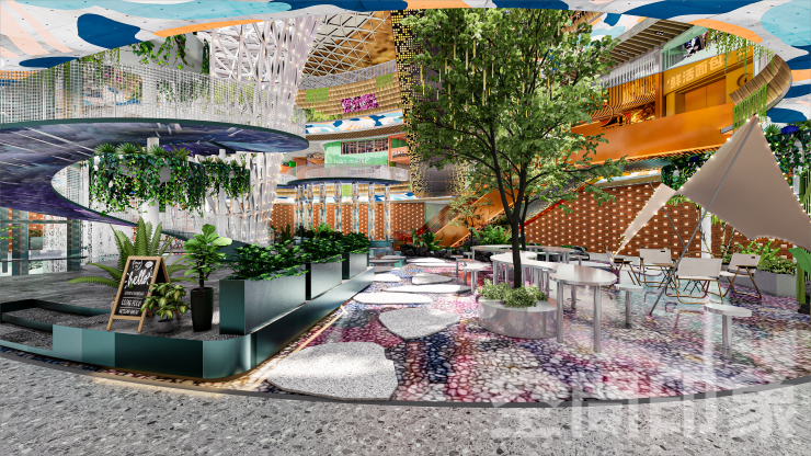 在商场沉浸式体验“公园20分钟效应”（图ZMTQ3OTcxNDQ=） - 资讯 - 站酷设计师空间印象商业设计原创素材 - 站酷ZCOOL