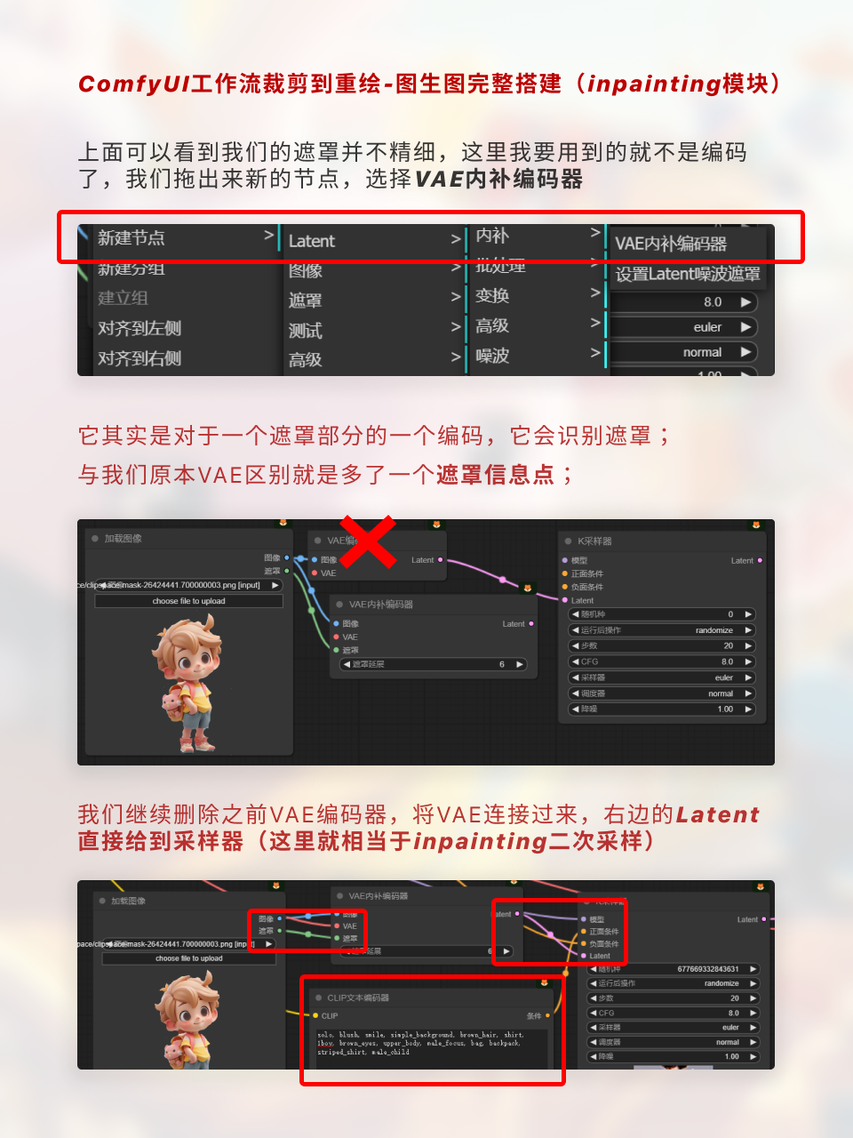 ComfyUI遮罩修改重绘/Inpenting模块详解（图ZMTQ2OTcwMzY=） - 教程 - 站酷设计师枯卜原创素材 - 站酷ZCOOL